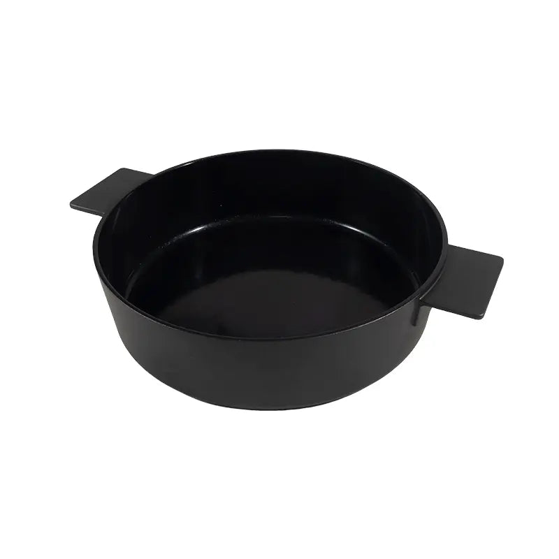 28cm Die-Cast Aluminum Shallow Casserole with Lid Double Handle Cooking Pot