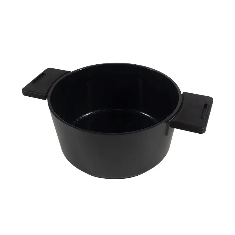20cm Die-Cast Aluminum Casserole with Lid Double Handle Cooking Pot